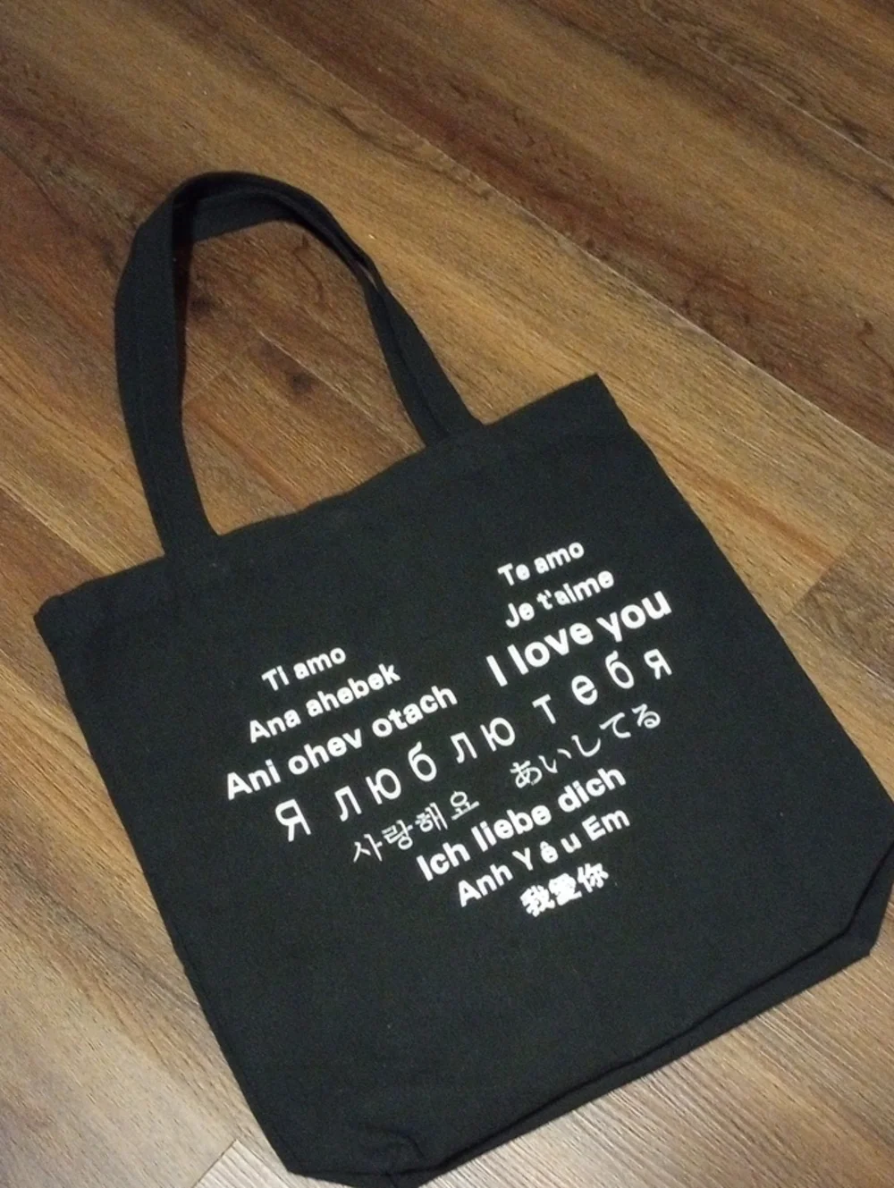 New Love Graphic Tote Bag
